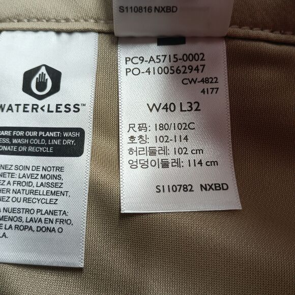 Dockers Pants Men's 40x32 Black Go Jean Cut Straight Fit Performance Stretch - Picture 7 of 9